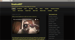 Desktop Screenshot of finalcall07.com